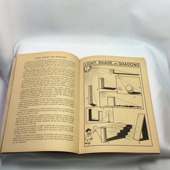 1937 Hobby Craft Points on Sketching George Carlson Treasure Chest Publications - Picture 7 of 9